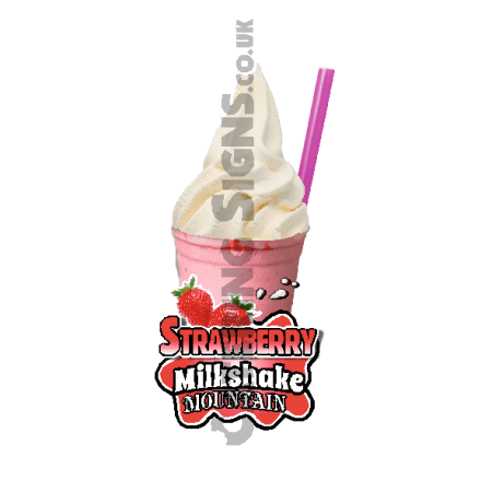 Strawberry Mountain Milkshake