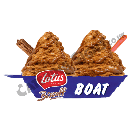 Lotus Biscoff Boat
