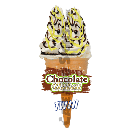 Dubai Chocolate Sauce Only - Twin Cone