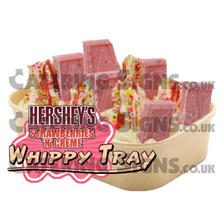 Hershey's Strawberries n Creme - Cardboard Tray