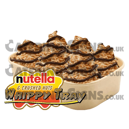 Nutella & Crushed Nuts - Cardboard Tray